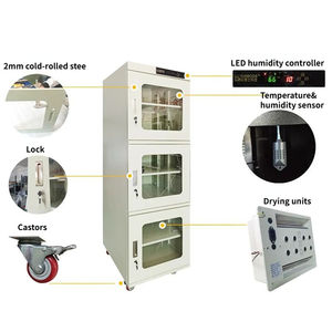 Edelstahl PLC Trockenschrank für Chemikalienverarbeitung 110/220V Einfach zu Bedienen-YUNBOSHI - Product Image 6