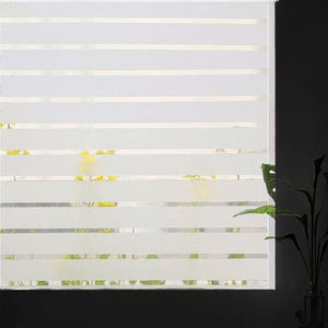 חדש משודרג pvc מפוספס סרט חלון מפוספס חום-בידוד סרט אלקטרוסטטי שקוף - Product Image 2