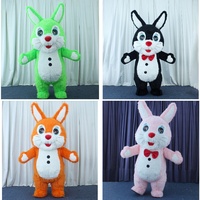 Vente chaude Fun Tuku Dessin Animé Poupée Grand Lapin Gonflable Poupée Gonflable Dessin Animé Mascotte Vêtements pour Performance Sur Scène