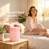 Capsules Probiotiques Personnalisées pour Femmes avec Probiotiques Vaginaux et Enzymes Digestives, Aide à Maintenir un Équilibre Stable, Soutien Herbal pour la Santé Intime Féminine
