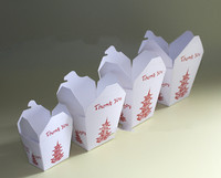Boîte de nouilles à emporter récipient de collation de pâtes design imprimé 8oz 16 oz 26oz 32oz boîtes d'emballage en papier jetables écologiques