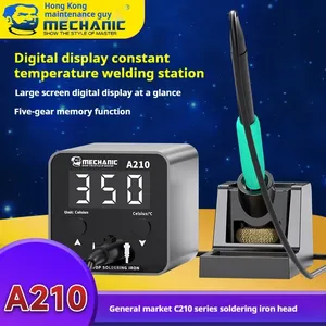 MECHANIC A210 Desktop Portable <strong>Soldering</strong> Station Mini <strong>Soldering</strong> <strong>Iron</strong> Precision Temperature <strong>Control</strong> Short Circuit Protect - Product Image 6