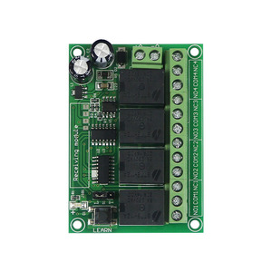 DC12V ตัวรับสัญญาณรีโมทคอนโทรลไร้สาย4ช่องสัญญาณสำหรับปั๊มน้ำประตูโรงรถพร้อมกล่องโลหะ - Product Image 2