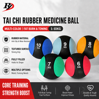 Ballon de gymnastique en caoutchouc antidérapant texturé de 1 à 10 kg pour CrossFit, entraînement du tronc, salle de sport et fitness à domicile – Vente en gros usine