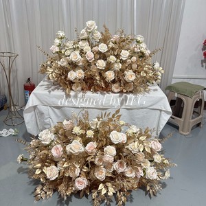 IFG Luxueux 100cm champagne Or Eucalyptus Fleurs <span class=keywords><strong>de</strong></span> Sol pour la <span class=keywords><strong>Décoration</strong></span> <span class=keywords><strong>de</strong></span> Lieu - Product Image 1