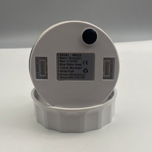 أداة قياس درجة حرارة الماء, أداة قياس مستوى الوقود/الزيت متعددة الوظائف PSI (10 ألواح)/درجة حرارة الماء (40-120F)/مقياس الجهد (8-16 فولت تيار مستمر)-4 بوصة ، أسود - Product Image 6