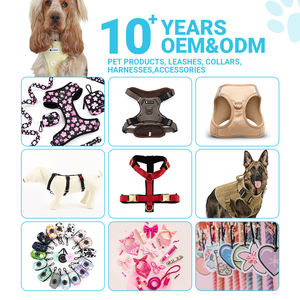 Kalung dan Tali Anjing Ramah Lingkungan, Lembut, Nyaman, dari Logam Aluminium Alloy, Set Harness dan Tali Anjing Custom, Desain Anti Tarik - Product Image 3