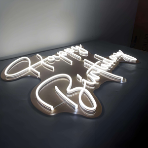 Letrero LED de Neón con Nombre de <span class=keywords><strong>Barcelona</strong></span>, Letrero de Neón Personalizado Hecho a Mano, Decoración de Pared con Luz de Neón para Dormitorio, Bar, Pub, <span class=keywords><strong>Fiesta</strong></span> - Product Image 2