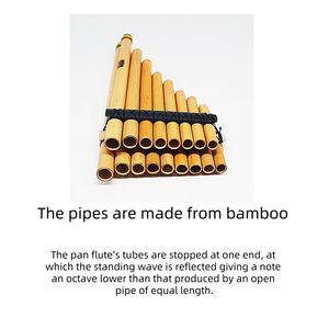 Flûte à Pan Professionnelle JELO GWS-PF <span class=keywords><strong>36</strong></span> Tuyaux, Accessoire d'Instrument à Vent en Bois, Instrument à Vent en Bambou, Syrinx, Matériel Principal : Bois - Product Image 3