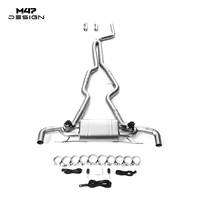 Ensemble d'échappement en acier inoxydable SS304 de haute qualité, silencieux à faible bruit, son de course pour BMW G42 M240i B58 3.0T Tuning 2023-2027