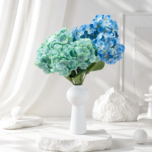 Gaomi CBXQ-807 Ramo de 5 Cabezas de Hortensias Artificiales de Doble Pétalo para Sesiones de Fotografía en Estudio y Arreglos Florales para Mesas de Banquete - Product Image 2