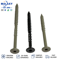 Sekrup Kayu Countersunk Torx MALAXY C1022 4.8 Seng Hitam Tugas Berat Konstruksi Kayu Grosir |   Sekrup Kayu Torx Countersunk