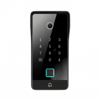 Interphone IP 2 fils Hiwink avec déverrouillage multi-méthodes (Face ID, NFC, empreinte digitale), résolution 2K, moniteur intérieur et contrôle via l'application Smart Life pour la maison