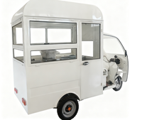 Triciclo Eléctrico para Alimentos con Diseño Espacioso, Perfecto para Catering Móvil y Servicios de Entrega de Alimentos
