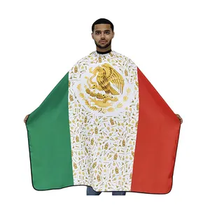 Promotieproduct 3x5ft 100% Polyester Mexico Vlag Kapper Cape (Mexico) Banderas De Mexico Draagbare Vlag