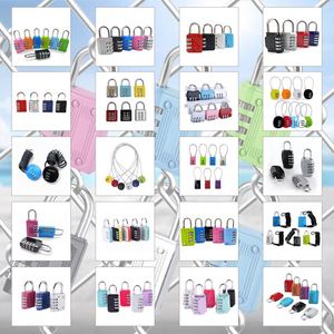 Cadenas à combinaison numérique à 4 chiffres pour <span class=keywords><strong>porte</strong></span>, cadenas de gym à code mécanique chinois personnalisé - Product Image 6