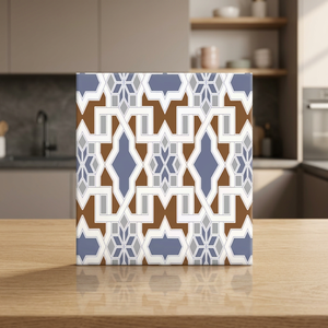 Azulejos de Cerámica Digitales con Diseño Marroquí, 30x30cm, Acabado Brillante, para Diseño de Interiores Moderno - Product Image 5