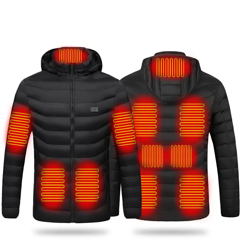 Intelligent Charging Heating Suit Winter USB Powered Coat Heated Jacket Women