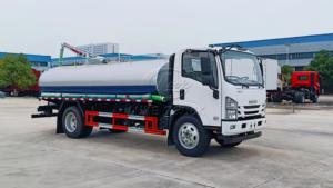 Isuzu vacuum sludge & fecal <b>suction</b> truck on sale. Right-hand drive export model, equipped with Isuzu ELF 700P cabin. - Product Image 2