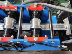 공장용 금속 아연 지붕 강판 롤러 셔터 도어 레일 가이드 롤 성형기 - Product Image 3