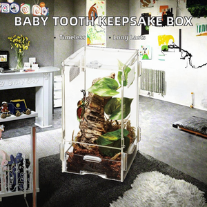 Coffret souvenir rectangulaire en alliage <span class=keywords><strong>de</strong></span> zinc pour la première <span class=keywords><strong>dent</strong></span> et la première mèche <span class=keywords><strong>de</strong></span> bébé, avec adorable ours doré/argenté, pour ranger les dents <span class=keywords><strong>de</strong></span> <span class=keywords><strong>lait</strong></span> des enfants - Product Image 4