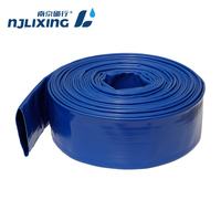 Tuyau plat en PVC de 3 pouces, 4 pouces, 6 pouces avec renfort en fil de polyester