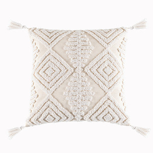 Modern Simple Nordic Wind Tufted <strong>Cushion</strong> Cover 18x18 Square Geometric Three-dimensional Pillow Cover for Bedroom B&amp;B <strong>Box</strong> - Product Image 5