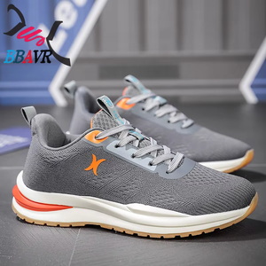 Wholesale Breathable <b>Light</b> Weight PU Upper Fashion Men's Running Shoes for Spring Autumn Sports - Product Image 6