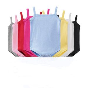Personalizado bebé recién nacido Onesie bebé <span class=keywords><strong>chaleco</strong></span> al por mayor de algodón suave liso <span class=keywords><strong>blanco</strong></span> bebé mameluco sin mangas - Product Image 4