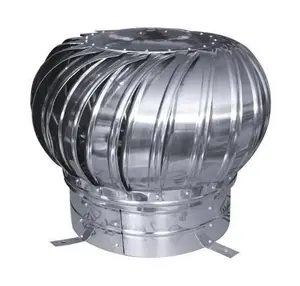 Energy-efficient stainless steel roof turbine ventilation fan