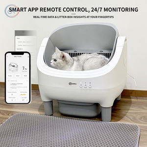 Lavabo eléctrico totalmente automático DRH, caja de arena inteligente para gatos, inodoro para gatos, cajas de arena autolimpiables, caja de arena para inodoro para gatos - Product Image 5