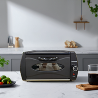 Four à pain électrique certifié CE de 15 L, 2100 W, haute puissance, pour comptoir, avec 6 éléments chauffants, pour pizza de 10 pouces