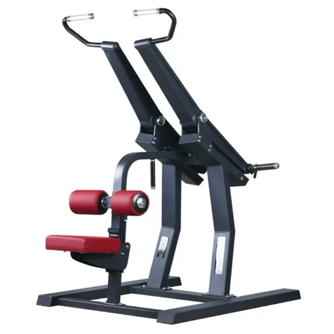 Ticari en kaliteli Fitness salonu makinesi oturmuş plaka yüklü seçim Lat Pulldown makinesi düşük sıra makinesi