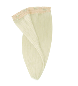Factory Price Full End Fish Wire Human Hair <strong>Extension</strong> Cuticle Aligned <strong>Halo</strong> Hair <strong>Extensions</strong> - Product Image 5