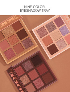 Langmanni <strong>huda</strong> Nude Desert Eyeshadow Palette Shimmer Matte Long-Lasting Non-Fly Powder - Product Image 5