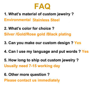 Fabbrica personalizzato inciso in acciaio inox DIY etichette rotonde alla moda nero rotondo collana con catena a maglie per gli uomini e le donne - Product Image 6