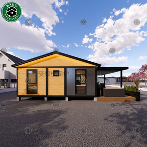 Casa Contenedor Modular Prefabricada con Textura de Madera, Portátil, Móvil, Mini Casa para Vivir - Product Image 4