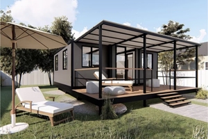 Maison préfabriquée extensible économique de 20 pieds ou 40 pieds, villa de luxe portable avec 2, 3, 4 ou 5 chambres, maisons préfabriquées - Product Image 6