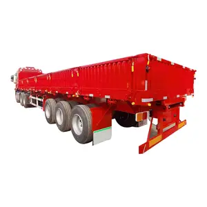 Semi - remorque tombante principal ferme cargo trailer sidewall camion remorque semi remorque a vendre