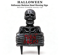 Décoration de jardin en plastique en forme de squelette Boo Buyer pour Halloween, à utiliser en extérieur