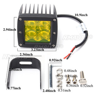 5D 4" 12V 8000k <b>LED</b> <b>Bar</b> Offroad Spot Flood Combo <b>LED</b> <b>Light</b> <b>Bar</b>/Work <b>Light</b> for Truck Car SUV 4WD 4x4 Boat ATV <b>LED</b> Headlights - Product Image 5