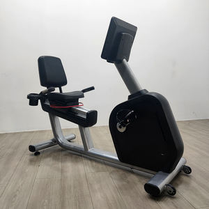 Bicicleta de Ejercicio Magnética Reclinada para Alivio del Dolor de Espalda, Soporte Lumbar Cómodo, Equipo de Ciclismo de Baja Presión para Interiores - Product Image 2