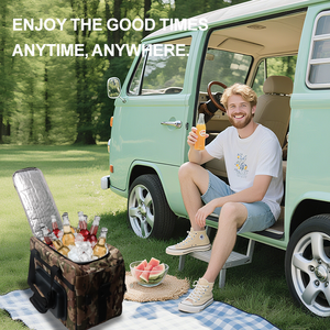 Sac isotherme électrique pour pique-nique avec logo personnalisé, imperméable, thermique, avec prise de courant 12 volts pour voiture - Product Image 6