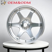 Rines de Aleación de Alto Rendimiento de 17-18 Pulgadas 4x114.3 (4x4.5) de Seis Radios para Nissan Sentra y Hyundai Accent