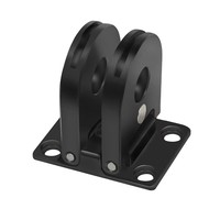 Compatible avec GoPro 13/12/11/10 Max pour support magnétique DJI, plaque de fixation en alliage d'aluminium, adaptateur, connecteur
