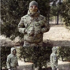 DF2 <b>CAMO</b> Tactical Clothing Clothes USA Puffer Softshell Waterproof Black Camouflage Fleece Mens Outdoors Winter Tactical <b>Jackets</b> - Product Image 4