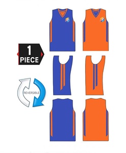 Camiseta de Baloncesto Deportiva Personalizada, Reversible, Unisex, de Malla Transpirable, Antibacteriana, Talla Grande - Product Image 6
