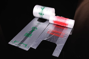 ถุงพลาสติกใสแบบม้วนสำหรับซื้อของในซูเปอร์มาร์เก็ตพร้อมพิมพ์ลาย - Product Image 2