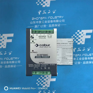 Alimentation à découpage Cabur XCSF500C 24VDC 20A Entrée 120/230VAC Usage industriel - Product Image 1