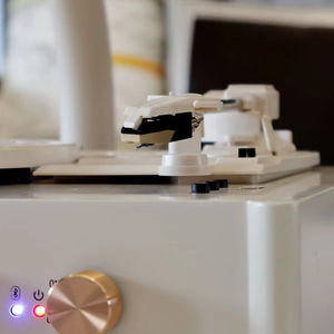 Élégant blanc USB musique <span class=keywords><strong>platine</strong></span> phonographe lecteur nostalgique <span class=keywords><strong>vinyle</strong></span> tourne-disque accessoire nouveau Design Audio vidéo accessoire - Product Image 2